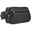 Sac banane Katana Sac banane en cuir de vachette noir