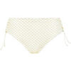 Maillots de bain Lisca Bas maillot slip de bain c&ocirc;t&eacute;s r&eacute;glables EGYPT Blanc