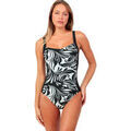 Maillots de bain sur Grenoble : Maillots de bain Admas Maillot de bain une pi&egrave;ce shapewear Black And White Noir