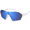 Lunettes sur Grenoble : Lunettes de soleil Polaroid PLD 7062/S Lunettes de soleil, Blanc/Bleu, 99 mm