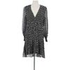 Robe courte Sandro Robe en soie noire