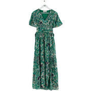 Robe Bash Robe en soie verte