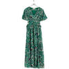 Robe Bash Robe en soie verte