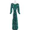 Robe Bash Robe en soie verte