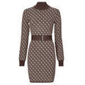 Robe courte Guess LISE 4G LS BELTED DRESS SWTR Grenoble