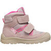 Boots enfant Naturino Bottes en su&egrave;de et en tissu GRAYSY VL WP. Rose