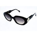 Lunettes sur Grenoble : Lunettes de soleil Maje femmes 5042 Noire de forme rectangulaire