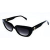 Lunettes de soleil Maje femmes 5041 Noire de forme rectangulaire
