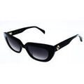 Lunettes sur Grenoble : Lunettes de soleil Maje femmes 5041 Noire de forme rectangulaire