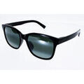 Lunettes de soleil Maui Jim Mixtes polaris&eacute;es 346/02, Owelo, gris mat verre Gris Multicolore