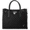 Sac &agrave; main MICHAEL Michael Kors Grand sac Moderne tress&eacute; noir