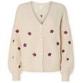 Gilet Y.a.s YAS Noos Fleur Cardigan - Birch/Bouquet