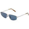 Lunettes sur Grenoble : Lunettes de soleil Retrosuperfuture NAR Lunettes de soleil, Argent/Bleu, 59 mm Argent&eacute;