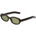 Lunettes sur Grenoble : Lunettes de soleil Retrosuperfuture XS6 Lunettes de soleil, Havana/Vert, 54 mm