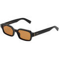 Lunettes sur Grenoble : Lunettes de soleil Retrosuperfuture MYS Lunettes de soleil, Noir/Orange, 54 mm