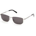 Lunettes de soleil Gcds GD0079 Lunettes de soleil, Palladium/Fum&eacute;e, 54 mm Argent&eacute; Grenoble