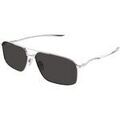 Lunettes sur Grenoble : Lunettes de soleil Balenciaga BB0492S Lunettes de soleil, Argent/Gris, 64 mm Argent&eacute;