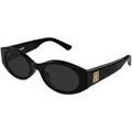 Lunettes sur Grenoble : Lunettes de soleil Balenciaga BB0477SA Lunettes de soleil, Noir/Gris, 53 mm