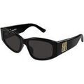 Lunettes sur Grenoble : Lunettes de soleil Balenciaga BB0475S Lunettes de soleil, Noir/Gris, 56 mm