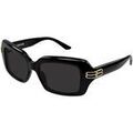 Lunettes de soleil Balenciaga BB0465S Lunettes de soleil, Noir/Gris, 56 mm