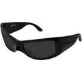 Lunettes de soleil Balenciaga BB0461S Lunettes de soleil, Noir/Gris, 66 mm Grenoble