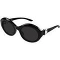 Lunettes de soleil Balenciaga BB0460S Lunettes de soleil, Noir/Gris, 57 mm Grenoble