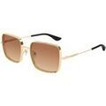 Lunettes de soleil McQ Alexander McQueen AM0564S Lunettes de soleil, Or/Orange, 55 mm Dor&eacute; Grenoble