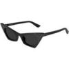 Lunettes de soleil McQ Alexander McQueen AM0557S Lunettes de soleil, Noir/Gris, 48 mm