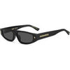 Lunettes de soleil Dsquared D2 0184/G/S Lunettes de soleil, Noir/Gris, 60 mm