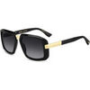 Lunettes de soleil Dsquared D2 0178/S Lunettes de soleil, Noir/Gris, 57 mm