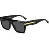 Lunettes de soleil Dsquared D2 0177/S Lunettes de soleil, Noir/Gris, 56 mm