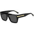 Lunettes sur Grenoble : Lunettes de soleil Dsquared D2 0177/S Lunettes de soleil, Noir/Gris, 56 mm
