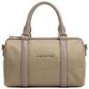 Sac &agrave; main LANCASTER Sac polochon Zipp&eacute; S Basic Ana Galet Gris