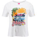 Tee-shirts sur Grenoble : T-shirt Longboard T-shirt femme blanc