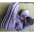 Baskets montantes Converse Baskets compens&eacute;es Converse Blanc Grenoble