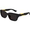 Lunettes de soleil Bottega Veneta BV1453SA Lunettes de soleil, Noir/Gris, 54 mm