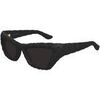 Lunettes de soleil Bottega Veneta BV1438S Lunettes de soleil, Noir/Gris, 56 mm