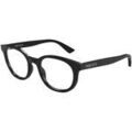 Lunettes de soleil McQ Alexander McQueen AM0567O Cadres Optiques, Noir/Transparent, 51 mm Grenoble