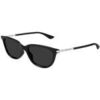 Lunettes de soleil McQ Alexander McQueen AM0553S Lunettes de soleil, Noir/Gris, 54 mm