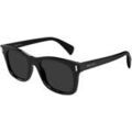 Lunettes sur Grenoble : Lunettes de soleil McQ Alexander McQueen AM0551S Lunettes de soleil, Noir/Gris, 52 mm