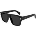 Lunettes sur Grenoble : Lunettes de soleil McQ Alexander McQueen AM0550S Lunettes de soleil, Noir/Gris, 55 mm