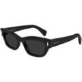 Lunettes sur Grenoble : Lunettes de soleil McQ Alexander McQueen AM0548S Lunettes de soleil, Noir/Gris, 52 mm