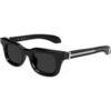 Lunettes de soleil McQ Alexander McQueen AM0547S Lunettes de soleil, Noir/Gris, 46 mm