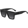 Lunettes de soleil Dsquared ICON 0030/S Lunettes de soleil, Noir/Gris, 58 mm