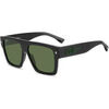 Lunettes de soleil Dsquared ICON 0030/S Lunettes de soleil, Noir/Vert, 58 mm