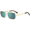 Lunettes de soleil Dsquared D2 0192/S Lunettes de soleil, Or/Vert, 58 mm Dor&eacute;