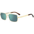 Lunettes sur Grenoble : Lunettes de soleil Dsquared D2 0192/S Lunettes de soleil, Or/Vert, 58 mm Dor&eacute;