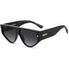Lunettes de soleil Dsquared D2 0201/S Lunettes de soleil, Noir/Gris, 61 mm