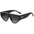 Lunettes sur Grenoble : Lunettes de soleil Dsquared D2 0201/S Lunettes de soleil, Noir/Gris, 61 mm
