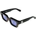 Lunettes de soleil Off-White OW1022 VIRGIL Lunettes de soleil, Noir/Bleu clair, 50 mm Grenoble